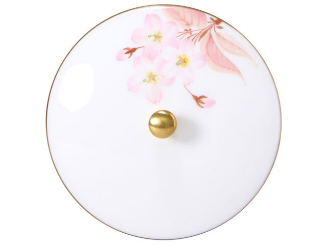 手描き】日本 蓋付湯呑・15cm銘々皿5人揃