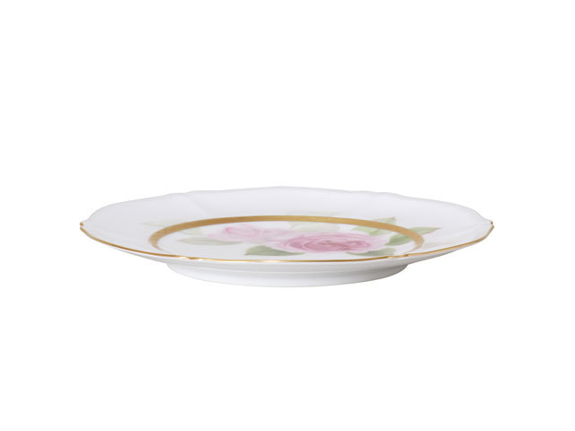 廃盤品　大倉陶園　手描き　陶器　プリンセスマサコ　ボンボニエール　小物入れ 手描き】三代の薔薇「プリンセスマサコ」 20cmケーキ皿