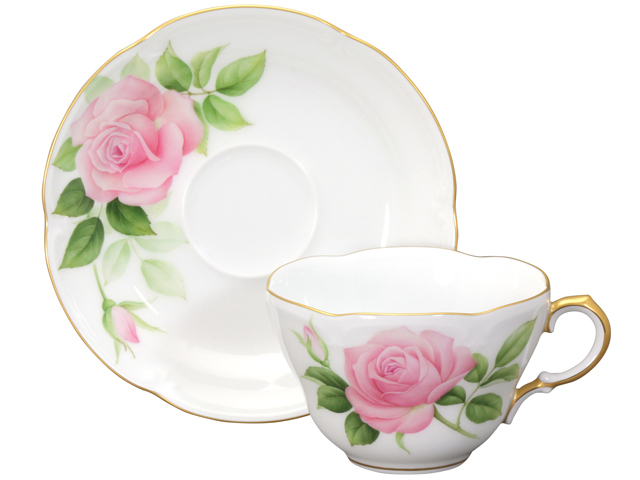 ショップ 大倉陶園 プリンセスモナコ ハンドペイント カップ＆ソーサー