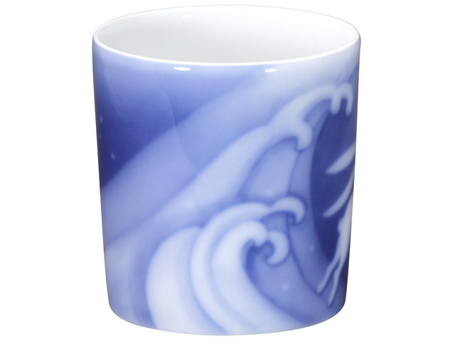 直営店限定＞うさぎと波 マグ ＜レンジ対応＞