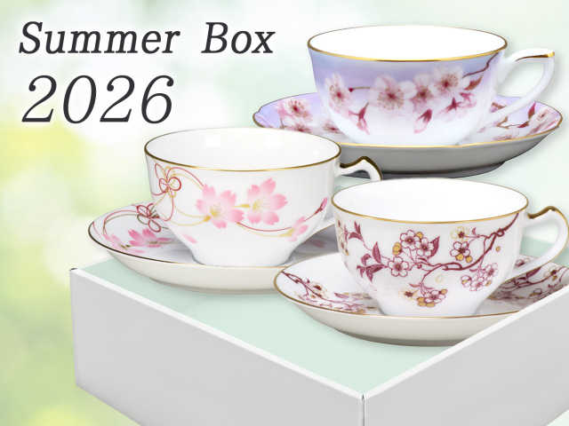直営店限定＞サマーボックス サクラ尽くし カップ＆ソーサー