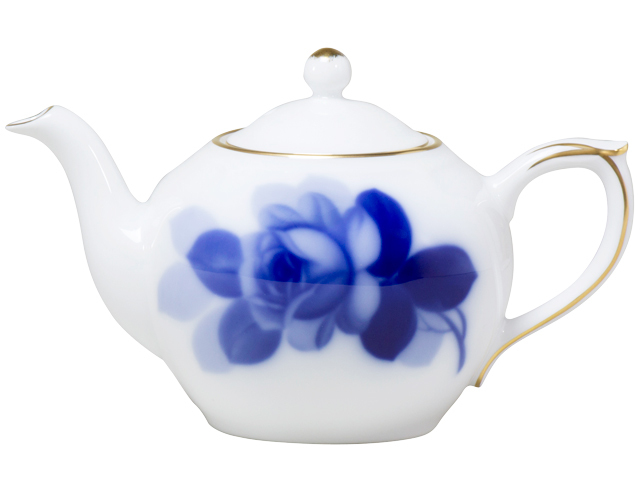 ブルーローズ（8211） ポット ブルーローズポリッシュ陶器イエローデイジークロス