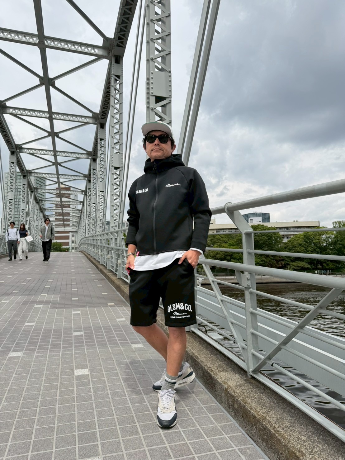 リラックスジップセットアップショートバージョン