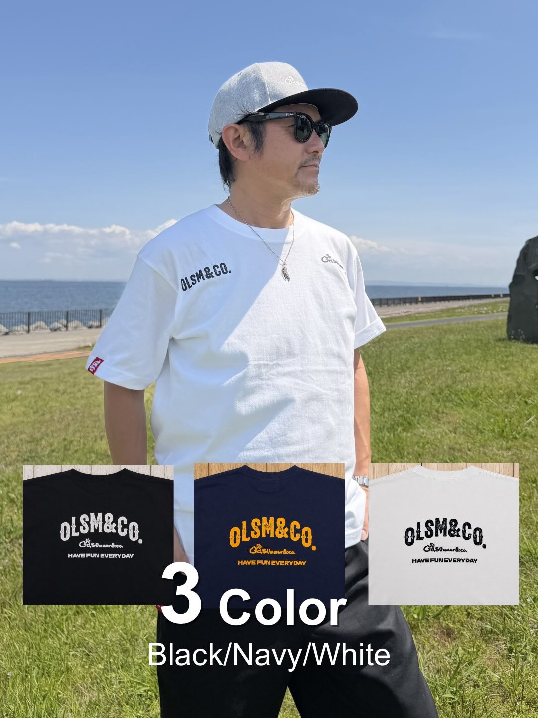 OLSMステンシルTシャツ