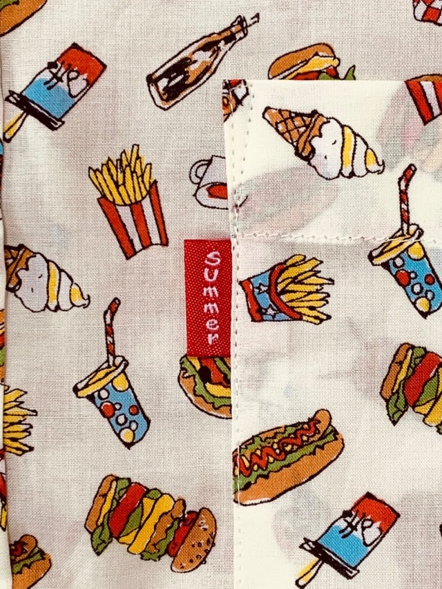 半袖シャツ バーガーショップ