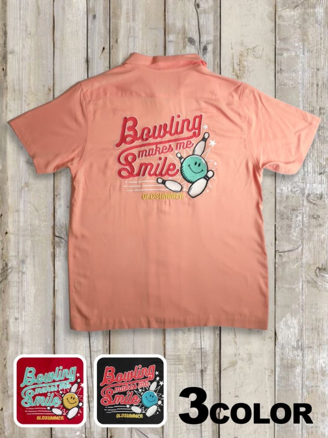 ボーリングシャツ（Bowling makes me Smile)