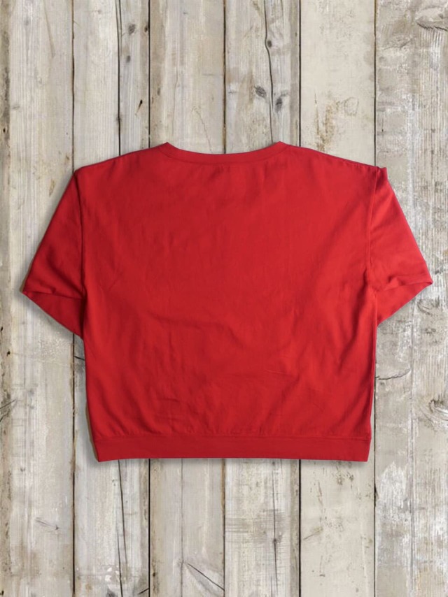 tシャツ 「THE MOOD」アメリカンスリーブTEE レディース AMERICANA tシャツ 「Americana」ドローコード ショートスリーブ