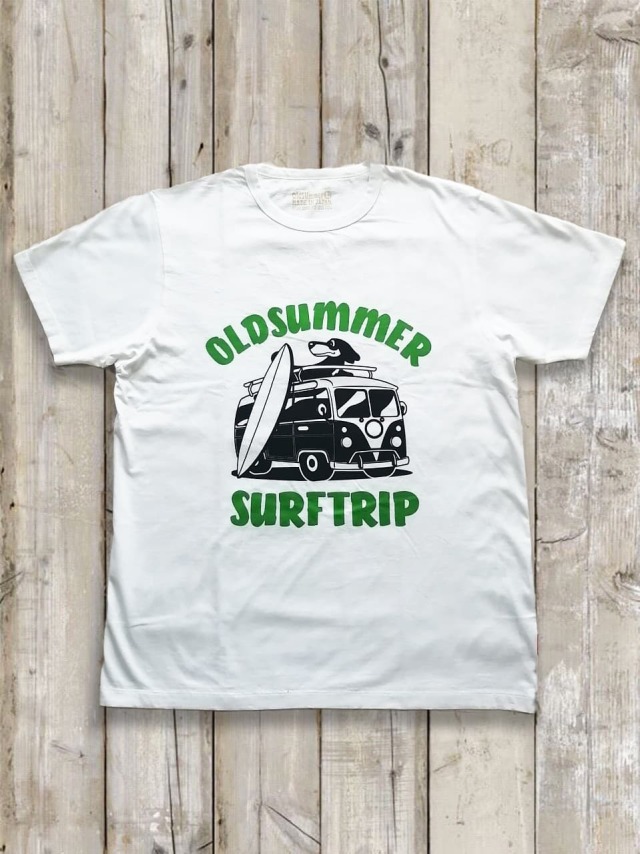 クルーネックTシャツ（SURF DOG）