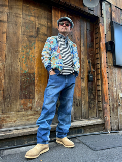 【ABAHOUSE】パッチワークデニムパンツ