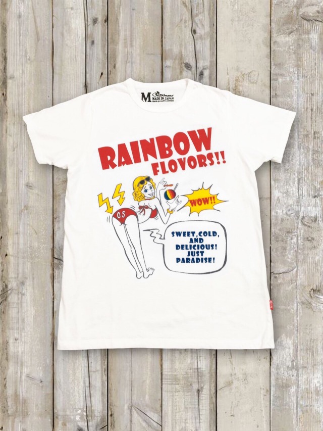 クルーネックTシャツ（RAINBOW FLOVORS！！）