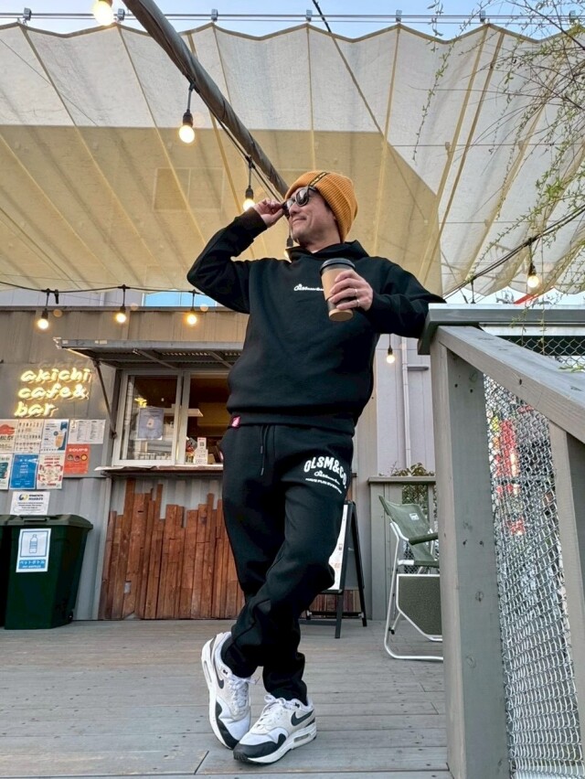 ダンボールスウェットリラックスセットアップ