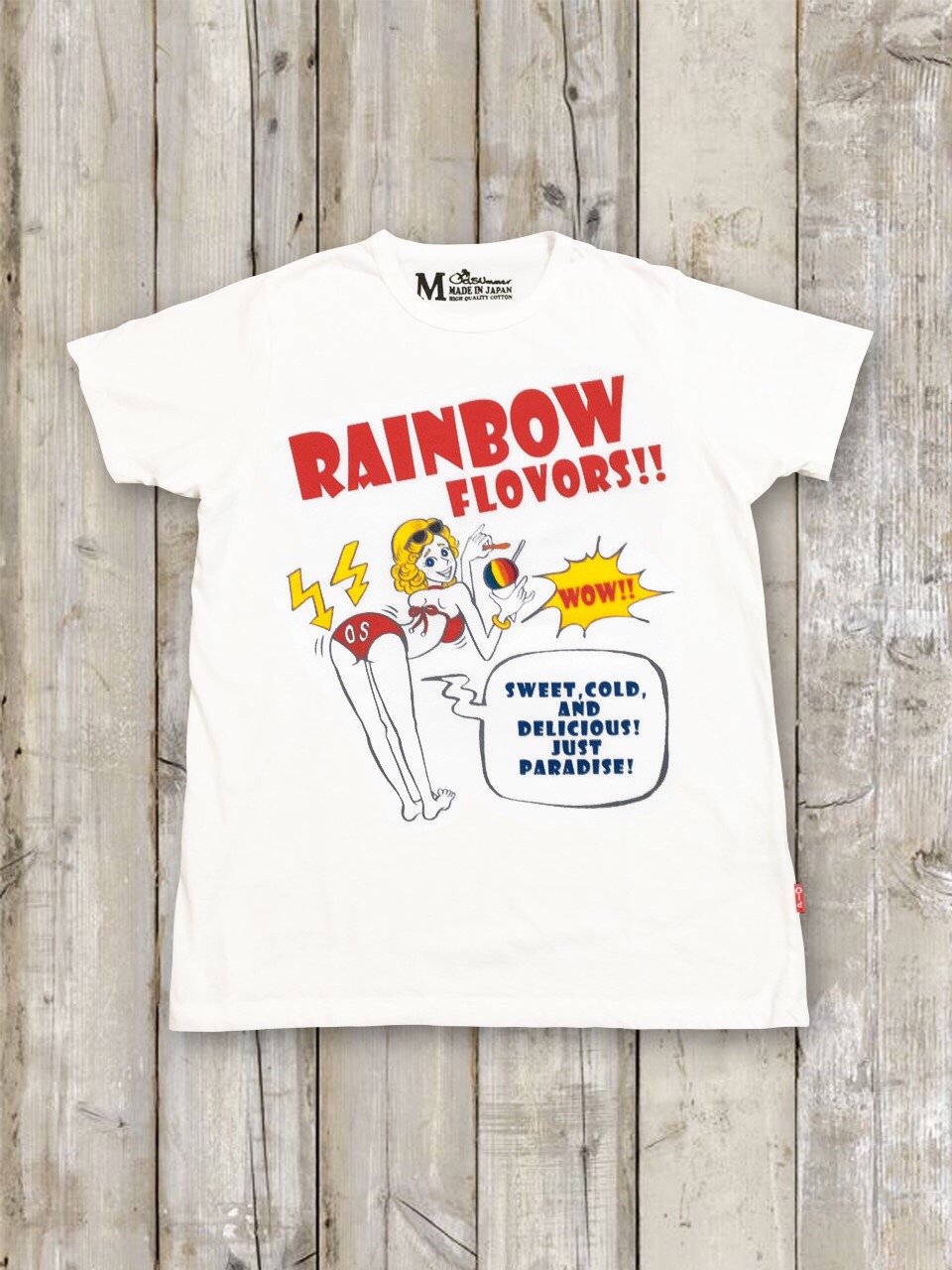 クルーネックTシャツ（RAINBOW FLOVORS！！）