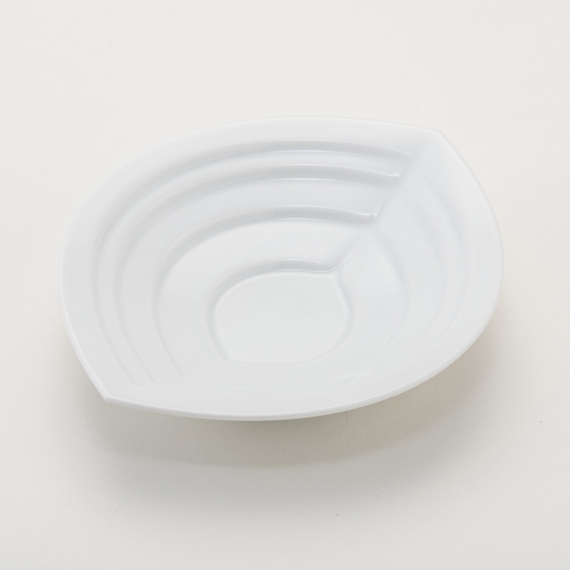 オリーブオイル皿　ホワイト