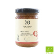 BIO ペストロッソトマトバジル 130g