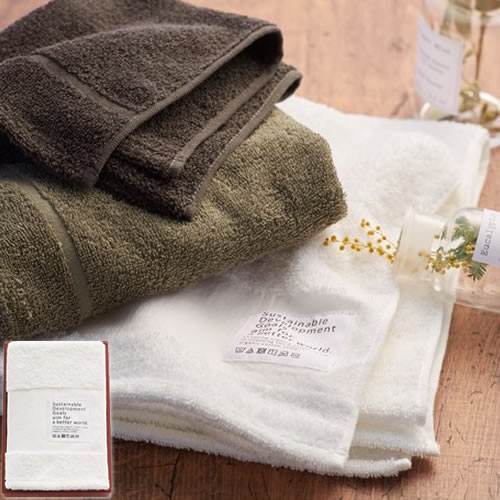 【送料無料】サステナブルオーガニック 国際認証取得 オーガニックフェイスタオル 雲ホワイト (64713)