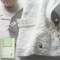 今治かのん フェイスタオル グリーン （63611）