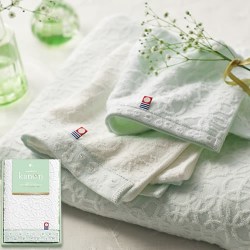 【送料無料】今治かのん 日本製 愛媛今治 フェイスタオル ホワイト (68013)