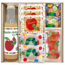 はらぺこあおむし　アップルジュース＆しっとりドーナツ　スイーツセット (25A06-01 )