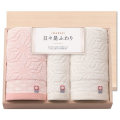 今治 日々是ふわり にちにちこれふわり 日本製 愛媛今治 木箱入りタオルセット(66425)