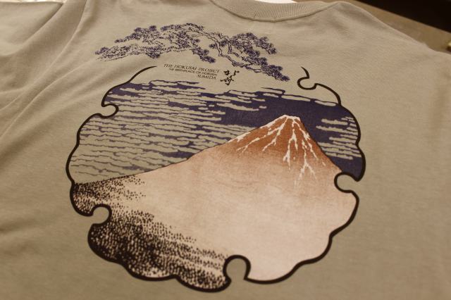 北斎Ｔシャツ‐凱風快晴（ワンポイント）