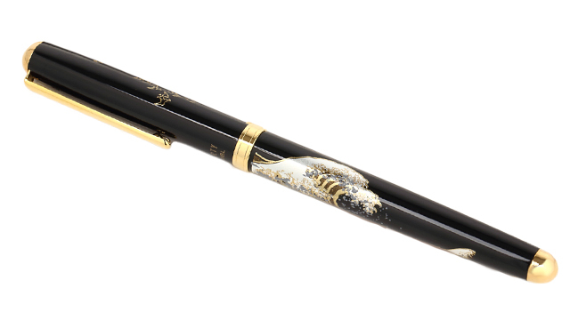 ハイグレードボールペン神奈川沖浪裏