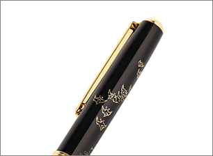 ハイグレードボールペン神奈川沖浪裏