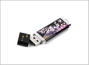 蒔絵 富士山と桜 ステーショナリーBセット(USBメモリー)