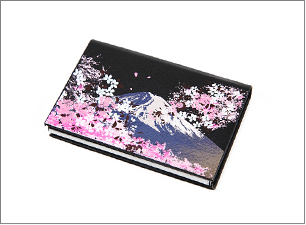 蒔絵 富士山と桜 ステーショナリーBセット(カードケース)