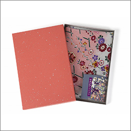 加賀友禅 風呂敷-しだれ桜-