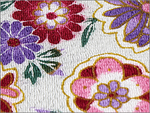 加賀友禅 風呂敷-しだれ桜-