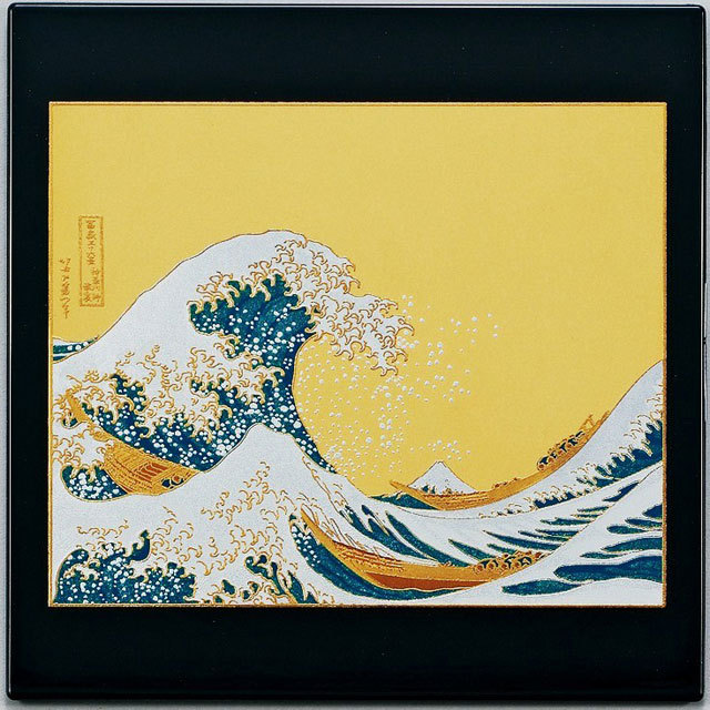 マウスパッド北斎浪裏黒