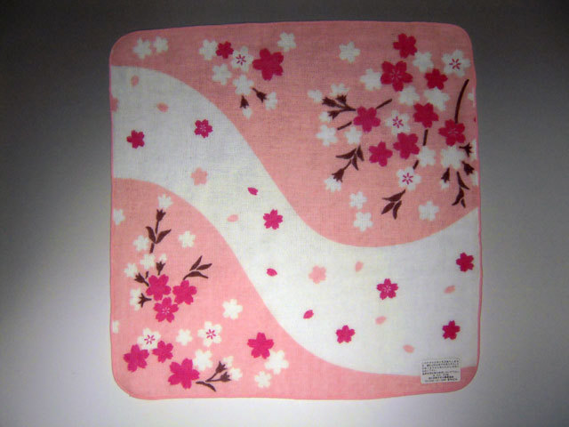 桜ハンドタオル全体