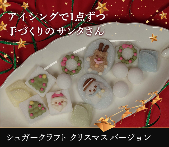 英語説明書つき シュガークラフト クリスマスバージョン