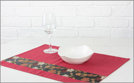 金襴テーブルランナー　（ロング）★日本土産（みやげ）や記念品に！英語説明書つき-中国語も対応