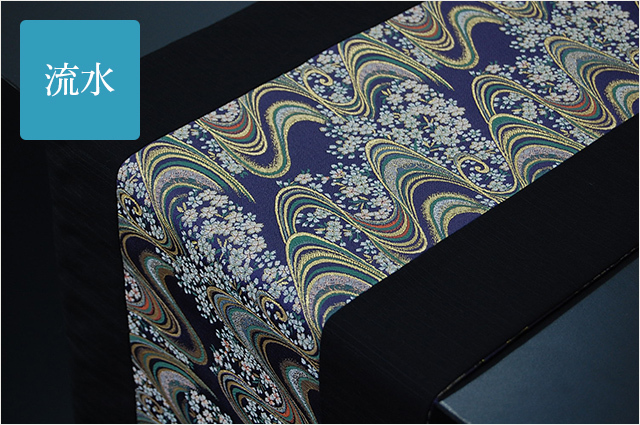 金襴テーブルランナー　（ロング）★日本土産（みやげ）や記念品に！英語説明書つき-中国語も対応