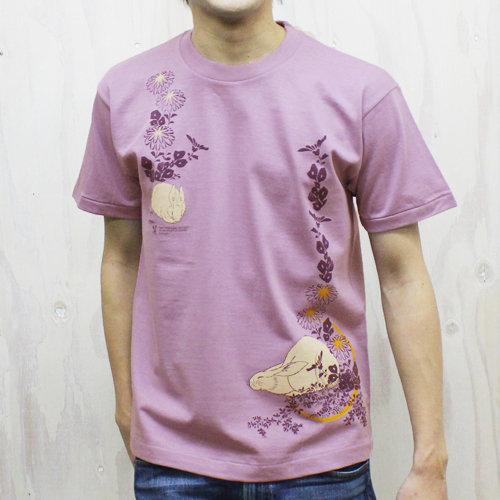 北斎Tシャツ｜月兎