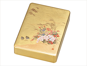 山中塗り みやび 小文庫（A5サイズ）　★日本土産（みやげ）や記念品に！英語説明書つき