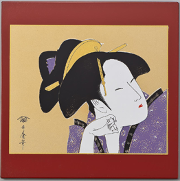 マウスパッド歌麿　赤