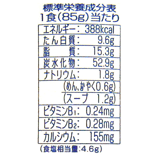 徳島製粉 金ちゃんヌードル 85ｇ×１２箱入り