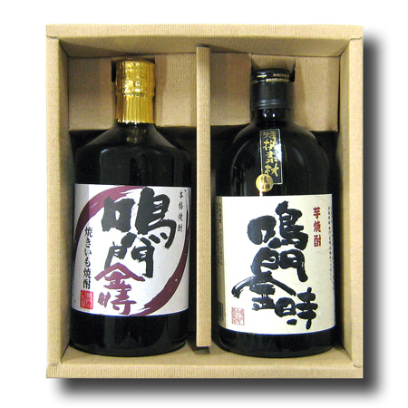 鳴門金時焼酎飲み比べセット　２本箱