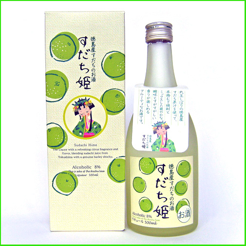 徳島産すだちのお酒　すだち姫　５００ｍｌ【日新酒類 】