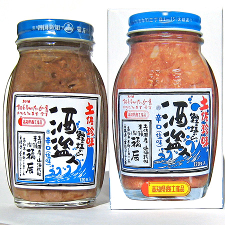 【土佐珍味】鰹の塩辛　福辰　酒盗１２０ｇ【辛口（塩味）】