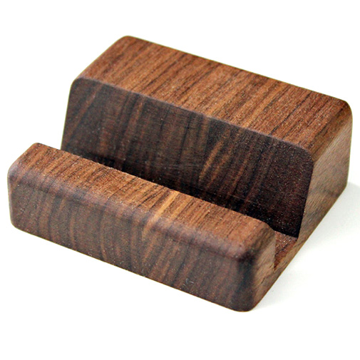 ヨシモク 木製スマートフォンスタンド ウォールナット 定形外100