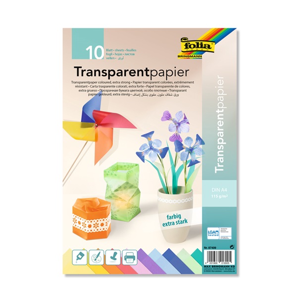 フォリア　トランスパレント　10色10枚(厚)　|FO87409