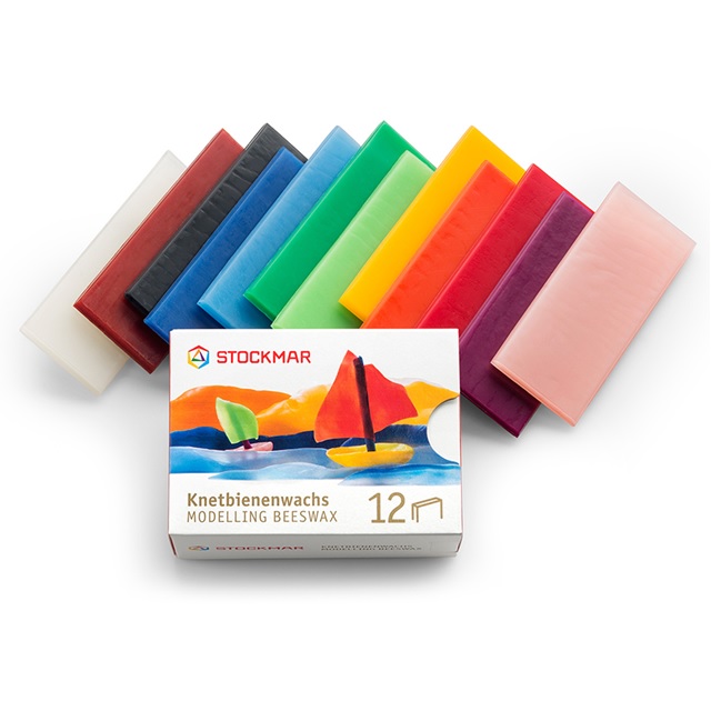 みつろう粘土 12色12枚 250g |ST51200