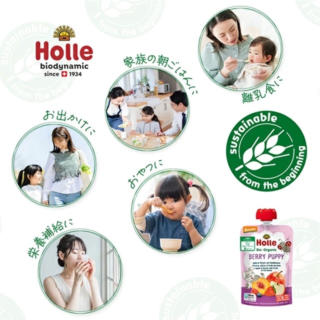 有機ベビースムージー ベリーパピー 100g (月齢8か月～) |HO150804