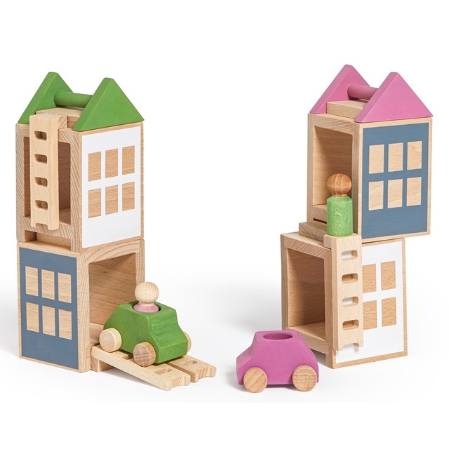 ルブロナ ベーシックタウンセット ピンク×グリーン |LL121303