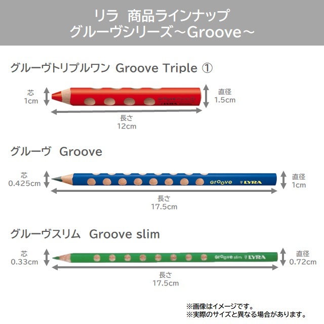 リラ グルーブシリーズ サイズ一覧