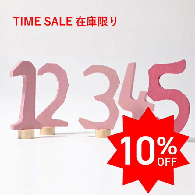 【TIMEセール10％OFF】【数量限定】デコレーションナンバー ピンク （1～5）｜SH04401