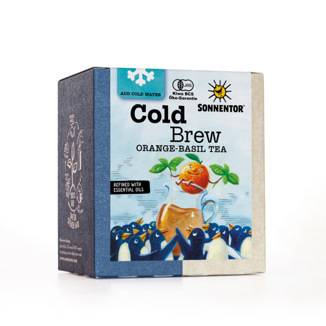 【4月3日発売】ゾネントア コールドブリュー オレンジ&バジル 16袋入 (ブレンドハーブティー) |SO8005